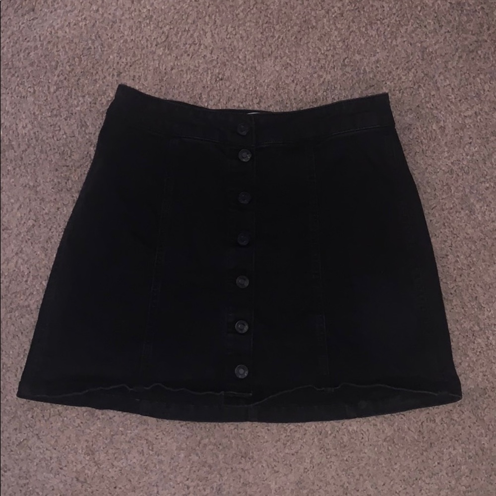 Mudd high waisted button front skirt